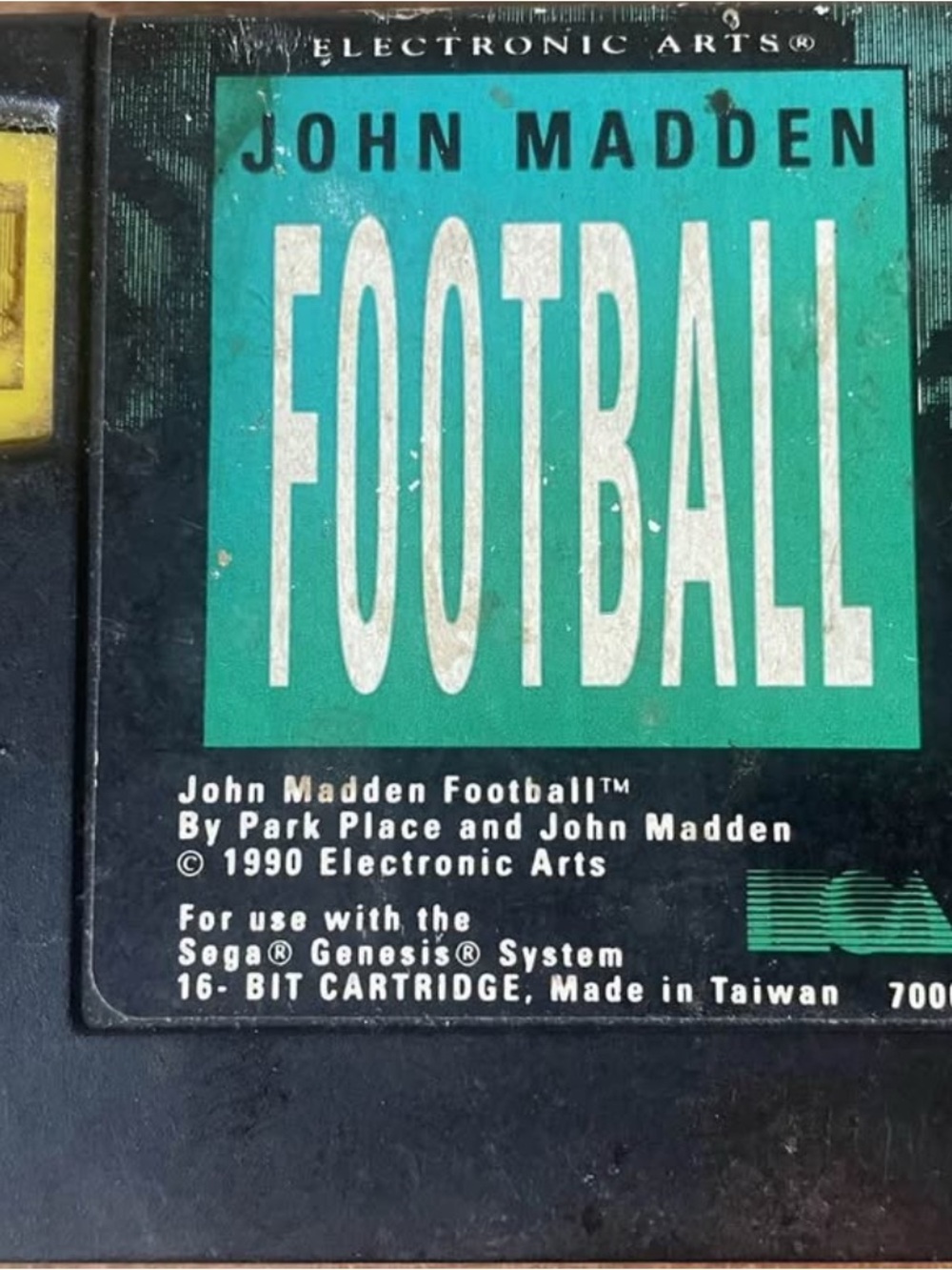 John Madden Football Sega Genesis Cartridge - Original 1990